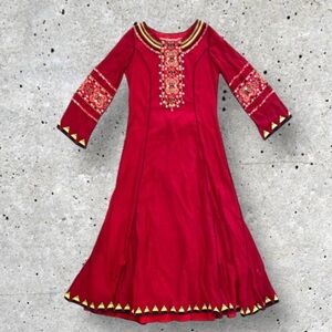 Paul Ropp Long Sleeve Maxi Dress